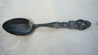 Spokane Washington Vintage Sterling Silver Collectors Spoon - 29.  4 Grams