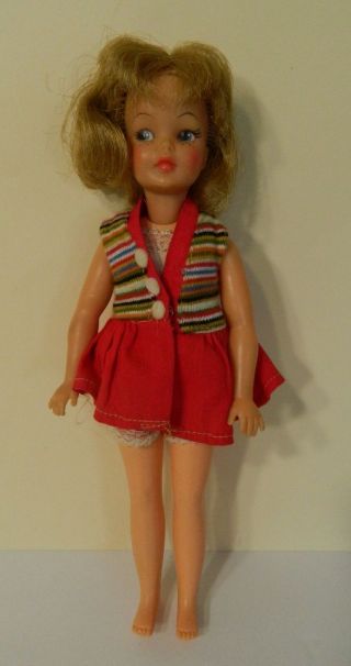 1960s Vintage Pepper Doll G - 9 - W 1 Ideal Toy Corp Tammy 