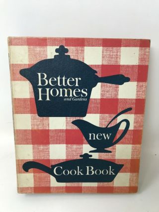 Vintage 1963 Better Homes And Gardens Cook Book - Spiral Hb