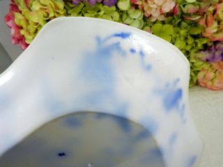 Antique Ridgway England Dark Flow Blue Serving Platter Gainsborough 5