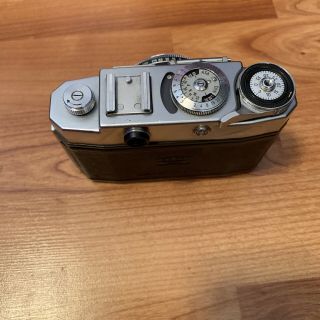 Antique ZEISS IKON CONTINA 35mm Camera with Pantar 1:2.  8,  f=45mm Lens w/Case 4