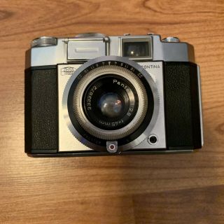 Antique ZEISS IKON CONTINA 35mm Camera with Pantar 1:2.  8,  f=45mm Lens w/Case 8