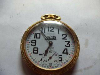 Antique Malmbergs 16 Size Open Face Pocket Watch