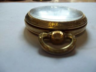 Antique Malmbergs 16 Size Open Face Pocket Watch 2