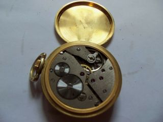 Antique Malmbergs 16 Size Open Face Pocket Watch 3