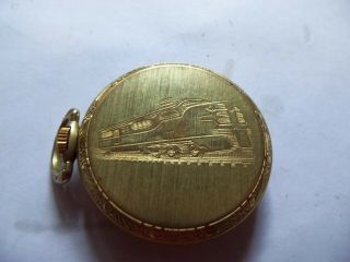 Antique Malmbergs 16 Size Open Face Pocket Watch 4