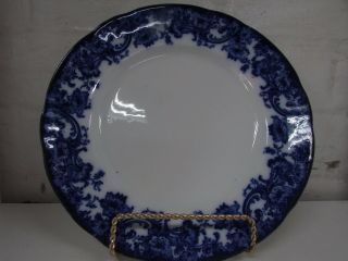 Antique Flo Blue Royal Doulton Pottery Dinner Plate Rgd 316420 4