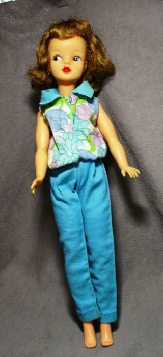 Vintage Ideal Tammy Doll - Pretty Blonde In Summer Outfit