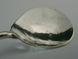 Solid Silver Arts & Crafts Hand Made Slip Top Spoon London 1972