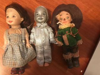 Vintage 3 Barbie Dolls Dorothy/scarecrow/ Tin Man Wizard Of Oz