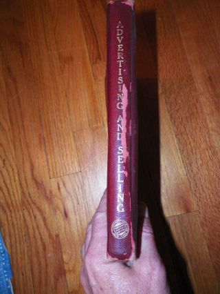 Antique 1921 Prentice Hall Advertising and Service Book 3
