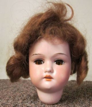 German Bisque J D Kestner Doll Head Only C 4/0x Hairline