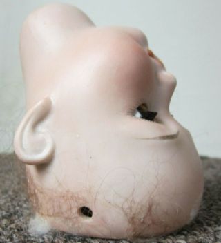 German Bisque J D Kestner Doll Head ONLY C 4/0x Hairline 4