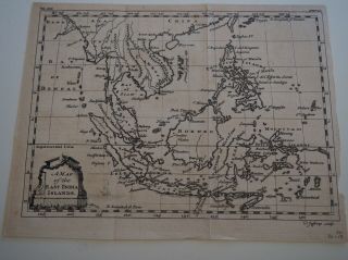 Antique Map: " A Map Of The East India Islands "