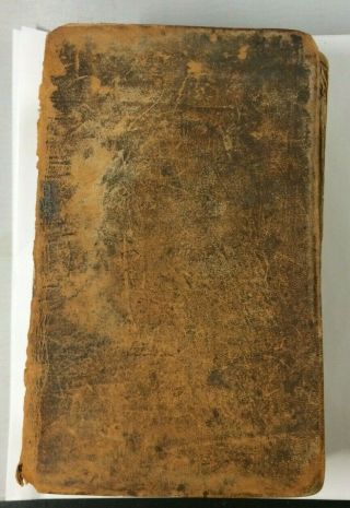 1802 Antique Bible - King James Old And Testament Printed For Isaiah Thomas
