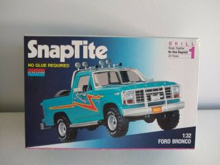 Monogram 1/32 Scale Ford Bronco Dated 1991 2