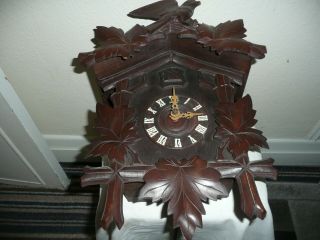 Large,  Antique Cuckoo Clock,  But Needs Restoration.