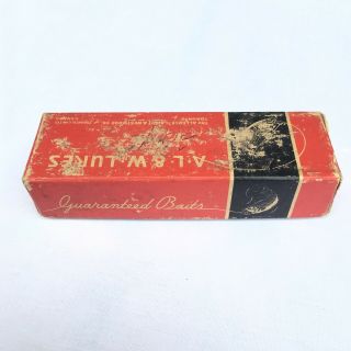 Allcock Antique Vintage Water Witch Fishing Lure Spinner Box 3