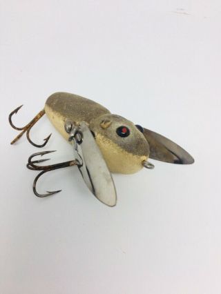 Vintage Tough Early Heddon Crazy Crawler Fishing Lure 2100 Mouse