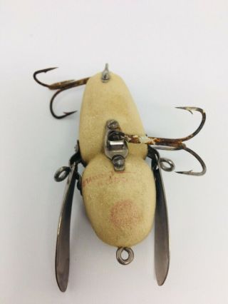 Vintage Tough Early Heddon Crazy Crawler Fishing Lure 2100 MOUSE 3
