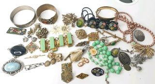 Antique Or Vintage Mixed Costume Jewellery Jewelry Joblot Bundle