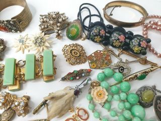Antique or Vintage Mixed Costume Jewellery Jewelry Joblot Bundle 7