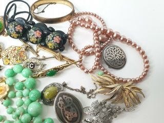 Antique or Vintage Mixed Costume Jewellery Jewelry Joblot Bundle 8