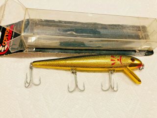 Vintage Cotton Cordell Fishing Lure Box Red Fin Textured Collectable 0903 F6