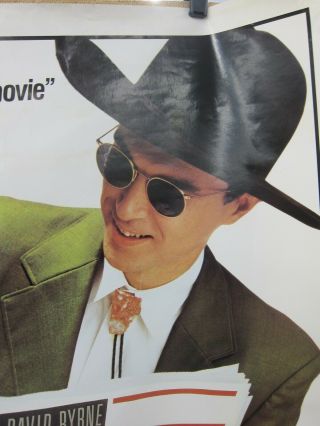David Byrne TRUE STORIES Vintage 1986 Talking Heads 1 - sheet Movie Poster 27x41 3