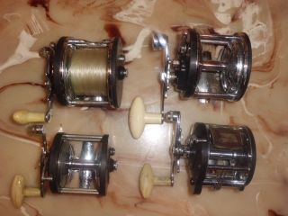 4 - Vintage Ocean City 920 - 961 - 112 Conventional Reels made in USA 2