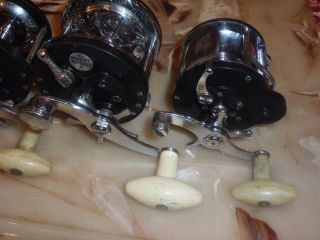 4 - Vintage Ocean City 920 - 961 - 112 Conventional Reels made in USA 5