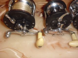 4 - Vintage Ocean City 920 - 961 - 112 Conventional Reels made in USA 6