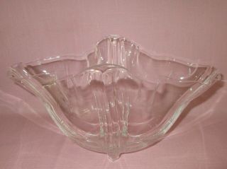 Steuben Art Glass Carder Era Crystal Grotesque Bowl Vase Signed 11 7/8 "