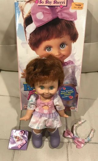 Galoob Baby Face Doll So Shy Sherri/suzy/cynthia W/box Rare Vintage 1990