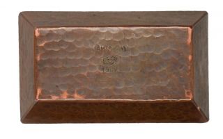 A Swedish Arts & Crafts copper box Jamtslojd 1920 Moose Eagle Wolf 7