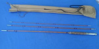 Rare F.  E.  Thomas Dirigo Bamboo Fly Rod Vintage Antique Fly Fishing Rod 8 