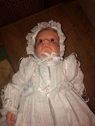 VINTAGE 1985 LEE MIDDLETON DOLL CHERISHED FROM THE CHRISTENING DAY SERIES 410 3