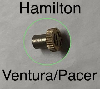 Vintage Nos Hamilton Electric Ventura/pacer Watch Crown Part