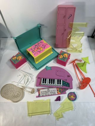 Vintage Jem & The Holograms Waterbed/piano Plus Doll Stand Plus