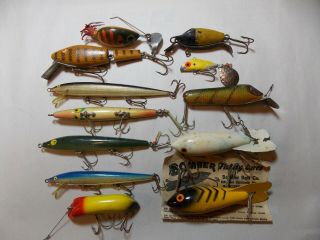 Vintage South Bend,  L&s,  Rapala Fishing Lures