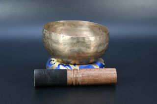 Old Antique Tibetan Buddhist Singing Bowl Handmade Meditation Chakra Yoga Nepal