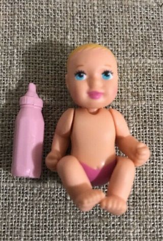 Mattel Pregnant Barbie Doll Midge Happy Family Newborn Blonde Baby