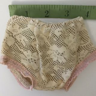Vintage Doll Underwear Lace Pink Clothes