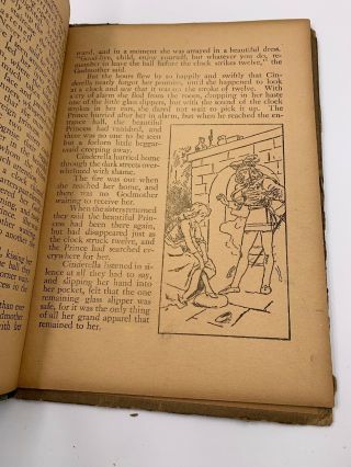 Rare Antique Children ' s Book Cinderella Charles E.  Graham FAIRY TALE 4
