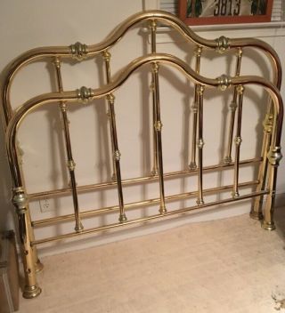 Brass Full Size Antique Bed Frame Sga007 Local Pickup