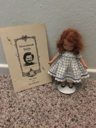 Vintage Bisque Doll Nancy Ann Story Book Little Betty Blue And Pamphlet Nasb