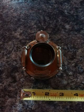 Antique Vintage Camera Timer Lens Bausch Lomb Unicum Patent 1891 Rochester Ny