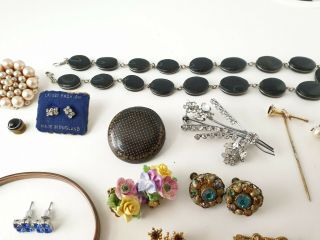 Antique Vintage Mixed Costume Jewellery Jewelry Joblot Bracelets beads 3