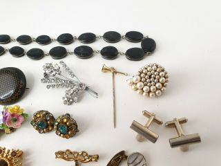 Antique Vintage Mixed Costume Jewellery Jewelry Joblot Bracelets beads 4