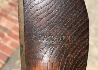Antique Hickory Wood Shaft Spalding 2 Wooden Mallet Putter 8